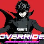 Joker from Persona 5 with the logo for Fortnite Chapter 7 Season 4