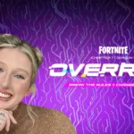 Happy Happy Gal next to a logo for Fortnite Chapter 7 Season 4 Override