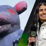 Xbox CEO greeted with Scabby rat protest outside Bethesda office