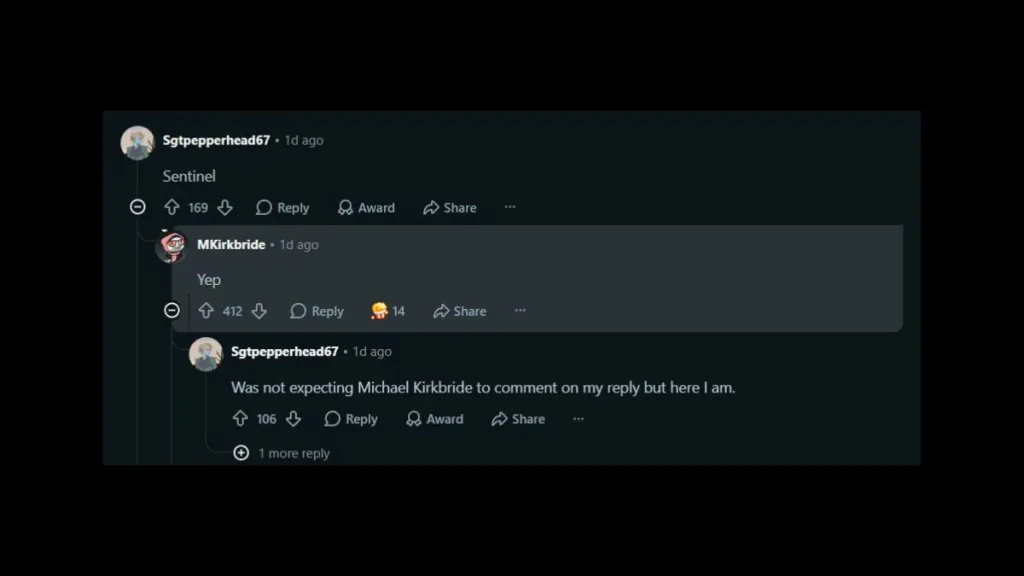 Discussione su Reddit dove gli utenti ipotizzano SENTINEL come titolo di Elder Scrolls 6