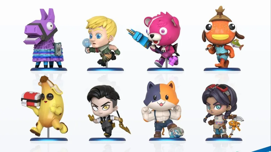 Mini‑figure Cosbi di Fortnite realizzate da Hot Toys