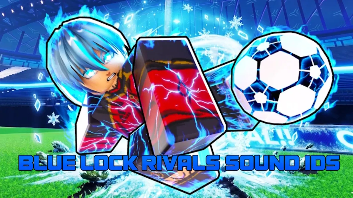 Blue Lock Rivals sound IDs text with gameplay