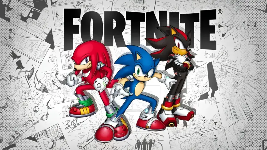 Fortnite Sonic Comic Skins