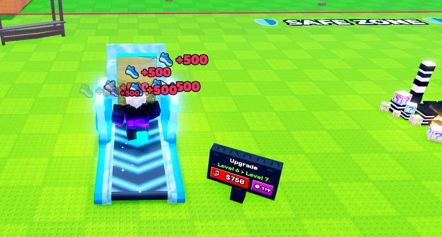 Treadmill per incrementare la velocità in Steal an Egg