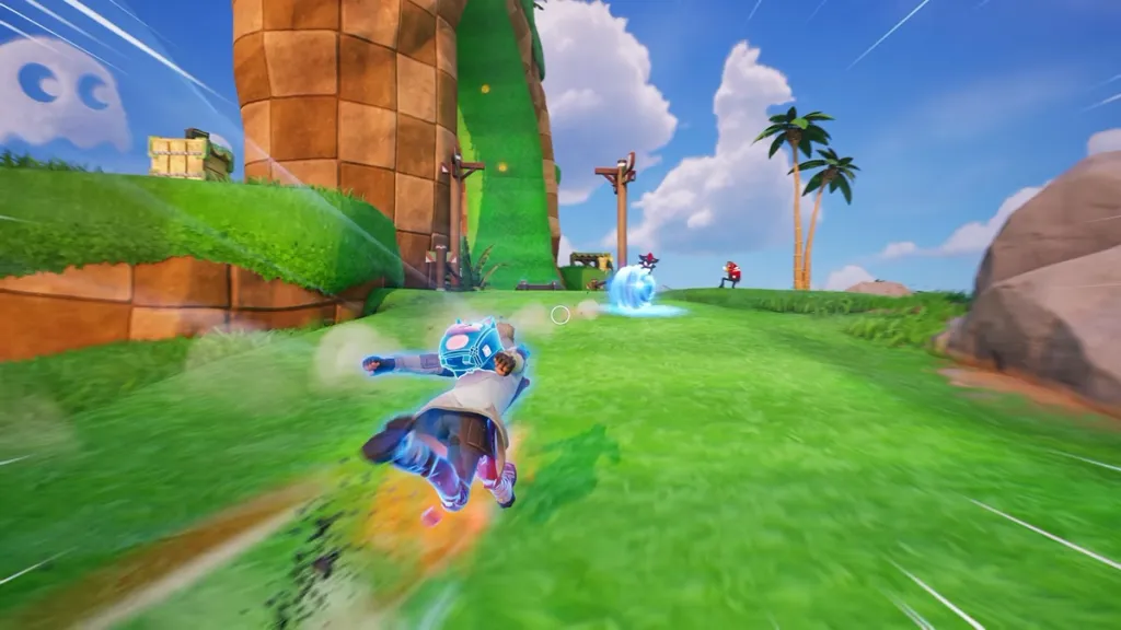 Sonic Spin Dash, oggetto mythic in azione su Fortnite