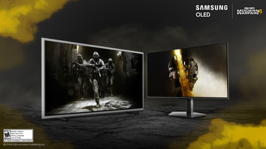 Samsung x Call of Duty: Modern Warfare 4 promotion image featuring the game