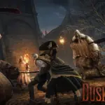 The Bloodsworn characters fighting against PvE enemies in The Duskbloods