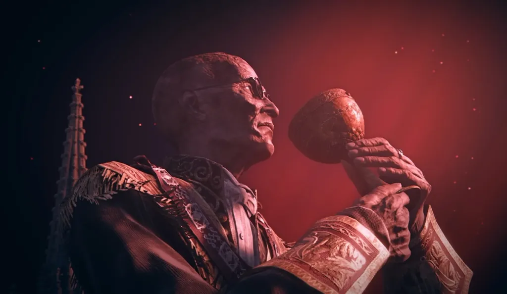 Baldur, il sacerdote che invoca attacchi di preghiera con sangue metallico