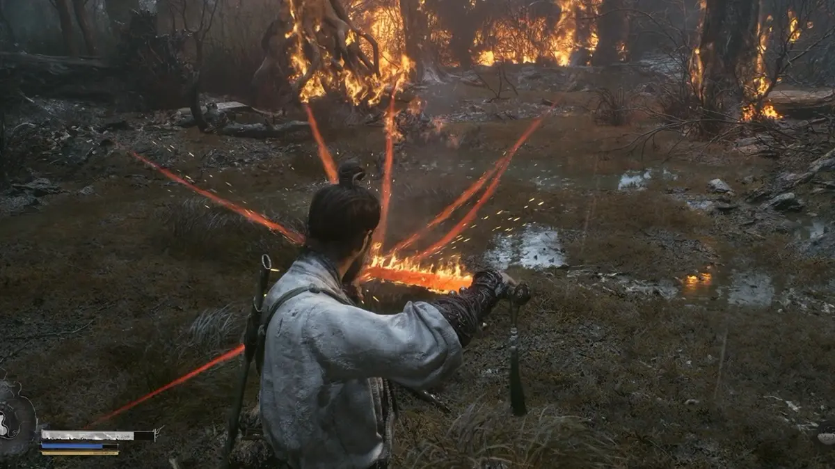 Arma di Zhong Kui imbevuta di fuoco