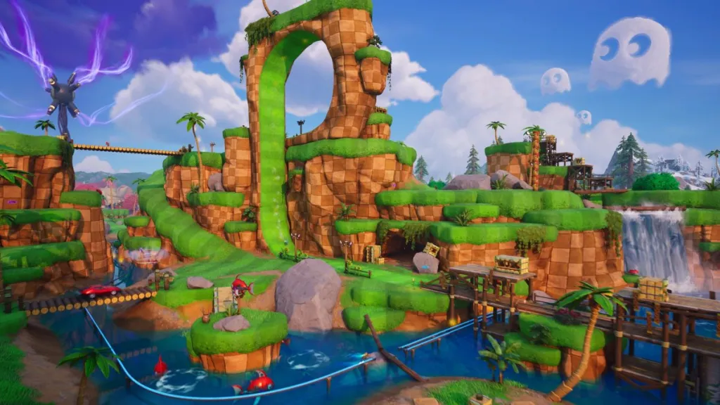 Green Hill Zone, nuovo POI ispirato a Sonic su Fortnite