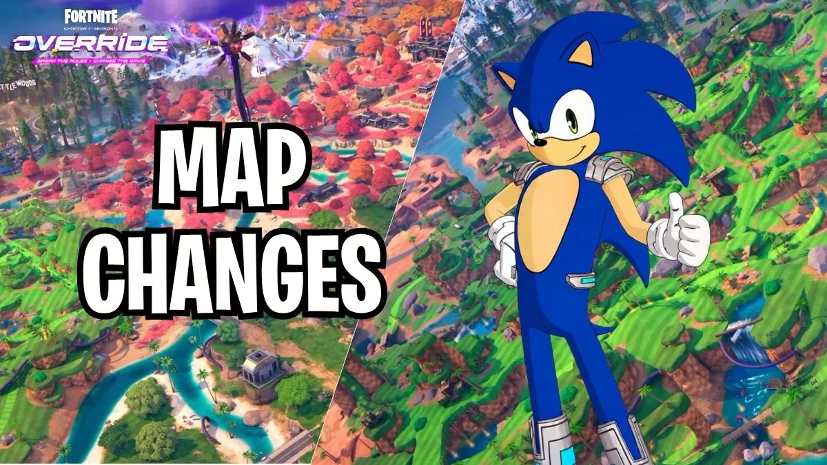 Fortnite Chapter 7 Season 4 Map Changes and New POIs