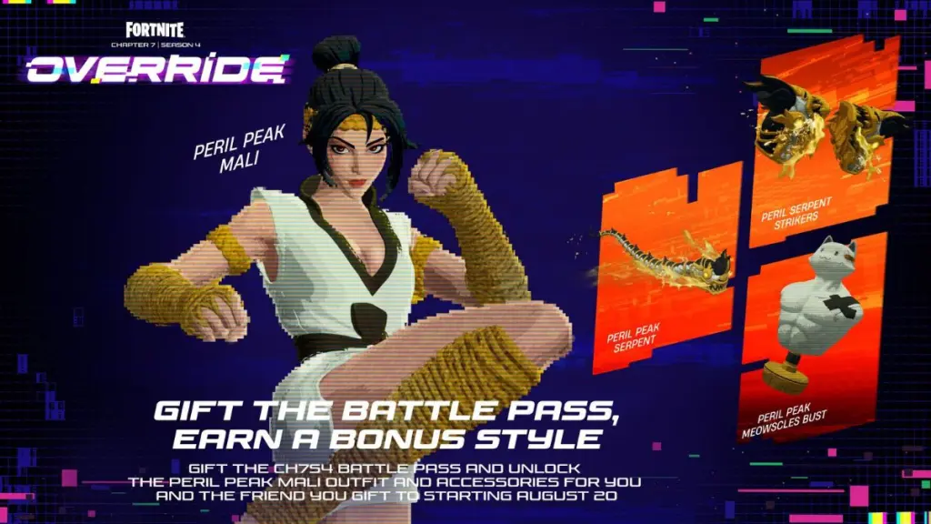 Premi per il gift del Battle Pass