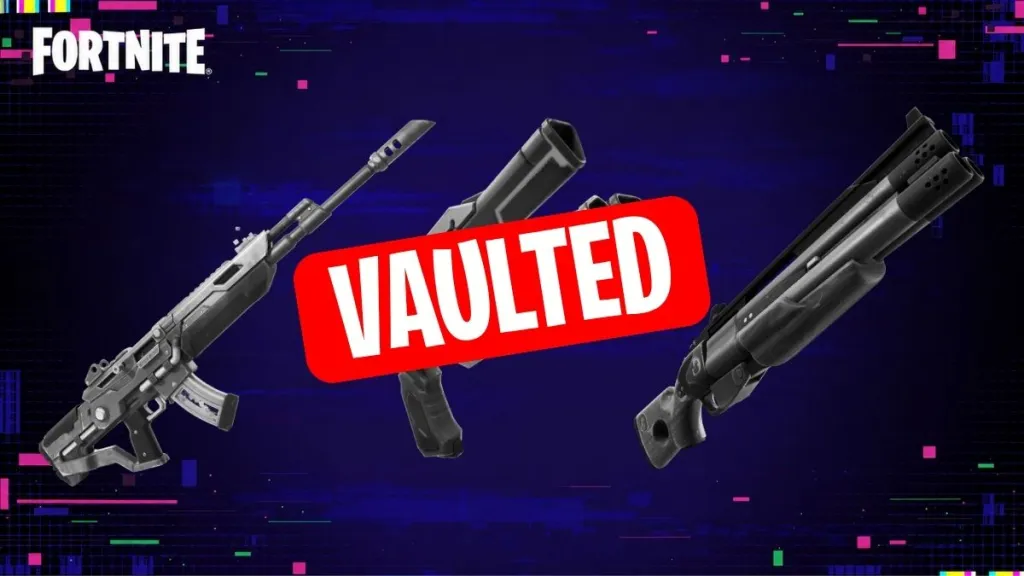 Armi rimosse di Fortnite nella stagione Chapter 7 Season 4
