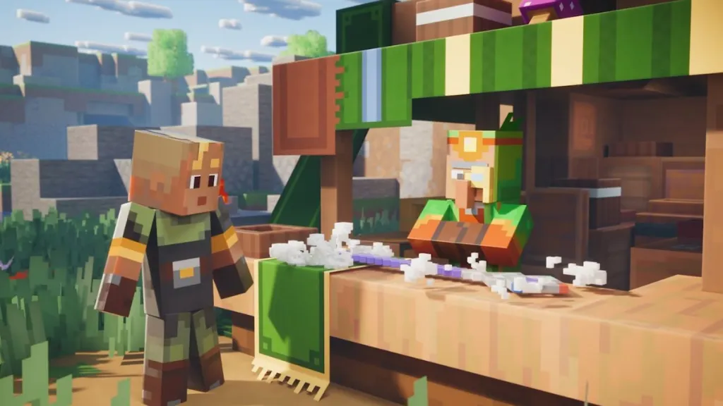 Luogo per ottenere nuove armi in Minecraft Dungeons 2