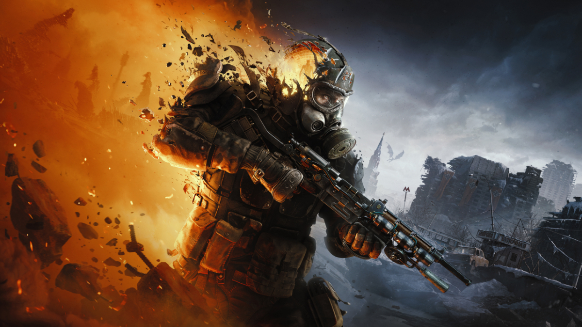 Metro 2039 keyrt featuring the Stranger with an AR.