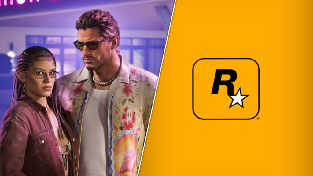 GTA 6 DAZED featured image with Jason and Lucia (left), Rockstar Games