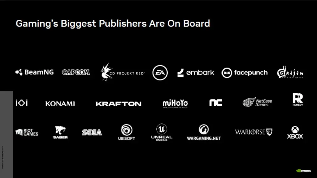 Ampia libreria giochi compatibili con RTX Spark