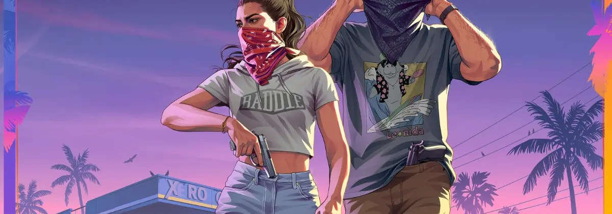 GTA 6 Lucia and Jason wearing bandanas