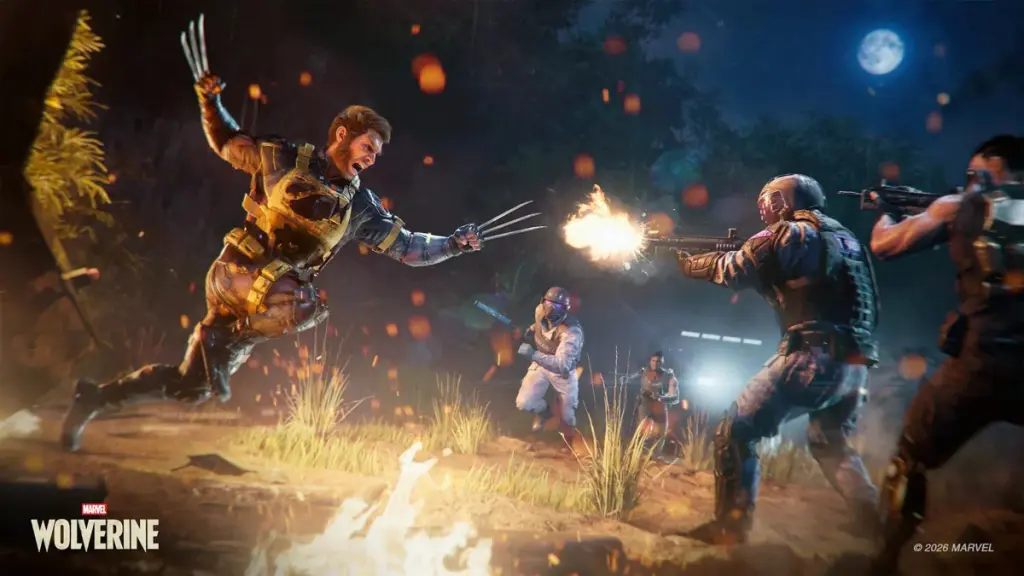 Logan in azione contro la squadra di Bolivar Trask, esempio del nuovo gioco Wolverine