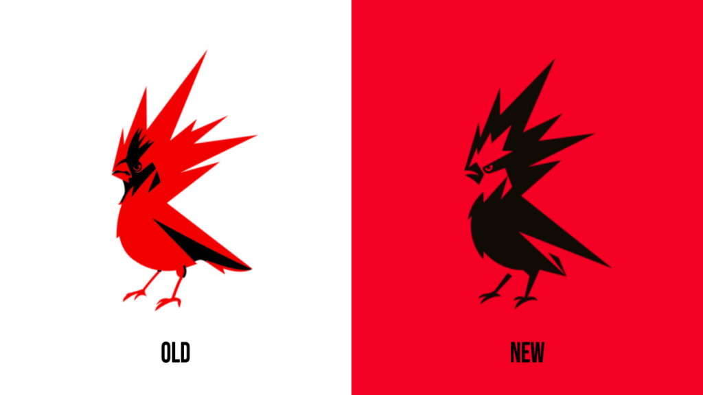 Confronto tra il vecchio e il nuovo logo di CD Projekt RED