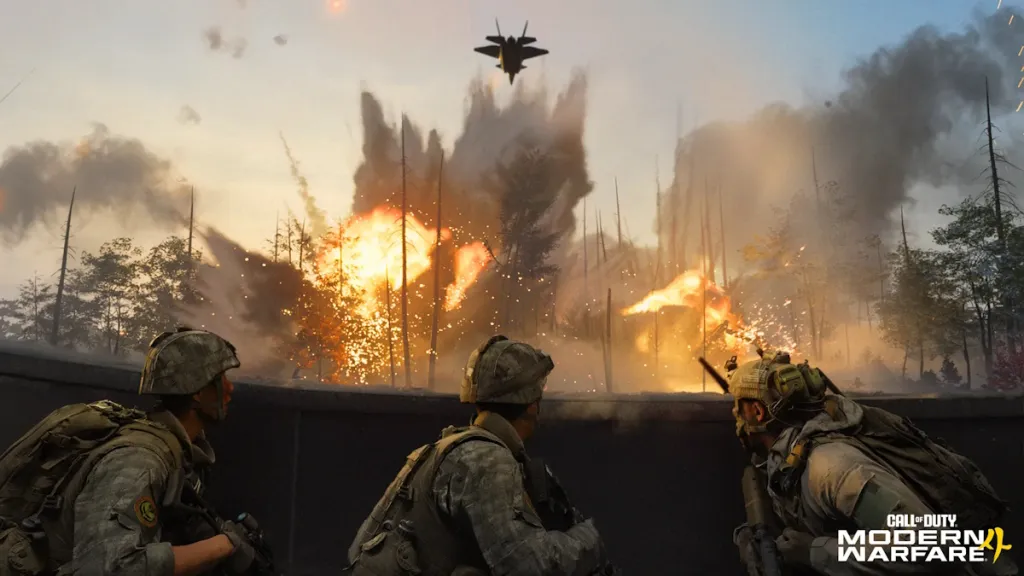 Personaggi di Call of Duty Modern Warfare 4 visualizzati dopo il pre‑caricamento degli shader