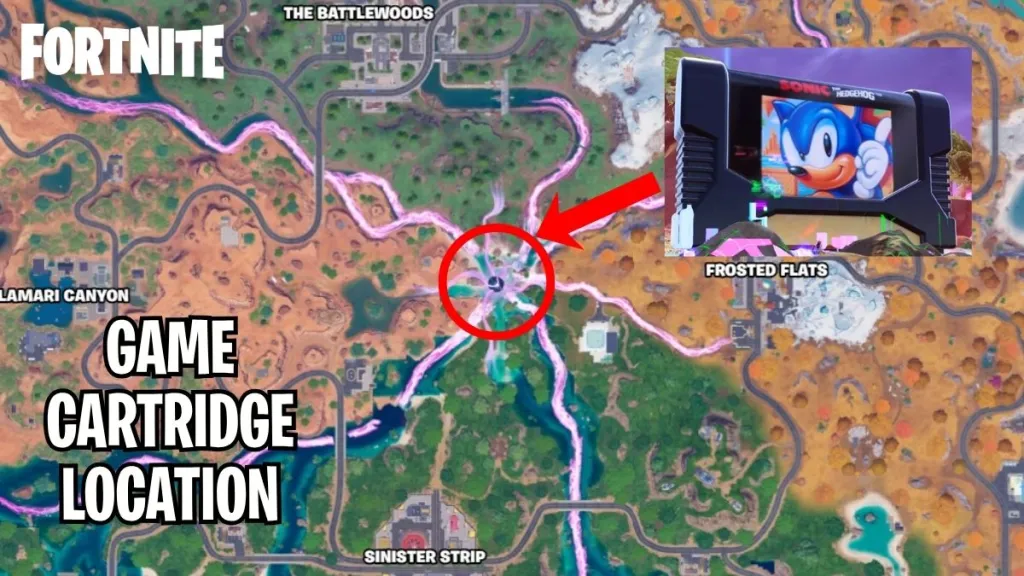 Posizione Glitch Zone (Game Cartridge) su Fortnite