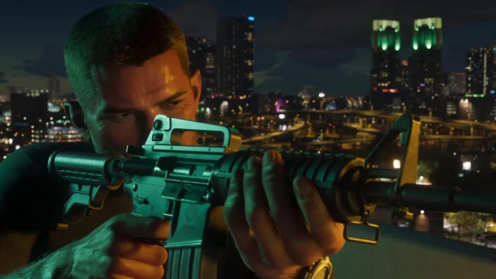 Jason in fuga con la polizia a sei stelle in GTA 6