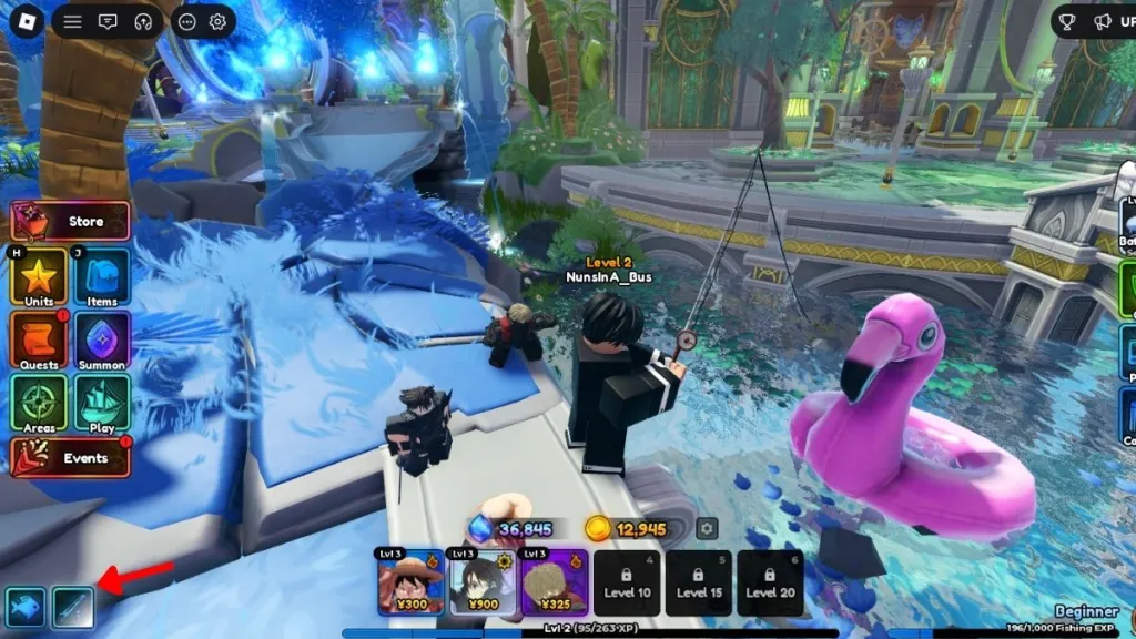 Icona della canna da pesca in Anime Expeditions