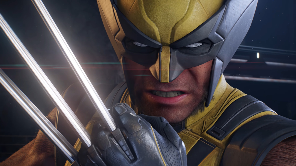 Logan che mostra gli artigli in Marvel's Wolverine