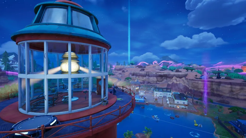Lighthouse sostituito da Green Hill Zone nella mappa di Fortnite