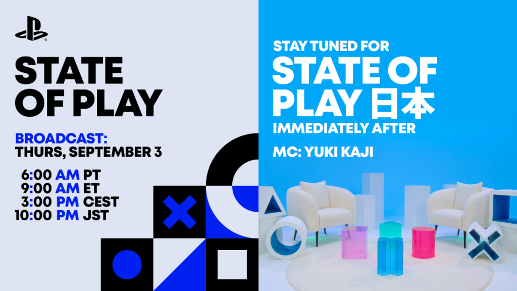Immagine ufficiale del State of Play PlayStation del 3 settembre 2026