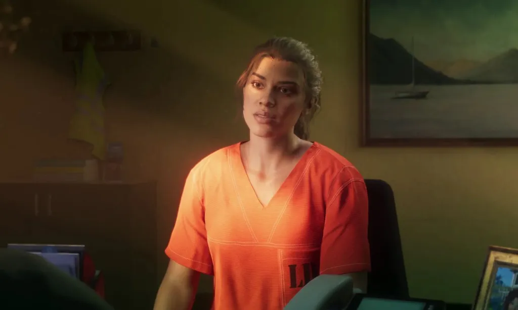 Lucia all'interno della prigione in GTA 6
