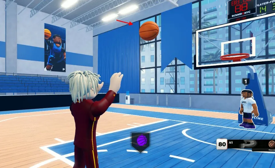 Alley Oop in Practical Basketball: passaggio alto verso il canestro