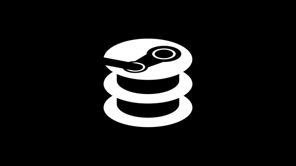 Logo di SteamDB su sfondo nero.